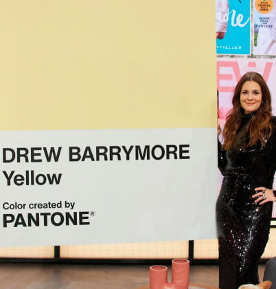 Pantone создал цвет в честь Дрю Бэрримор