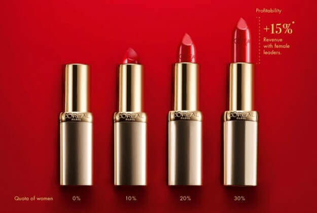 L'Oreal призвала мужчин-руководителей нанимать на работу больше женщин