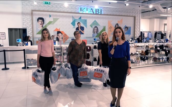 Arena и KIABI провели шопинг-забег «Успеть за 60 секунд»