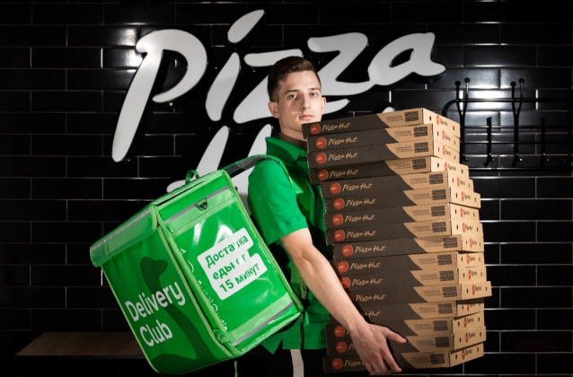 Delivery Club берется за доставку из крупнейшей мировой сети пиццерий Pizza Hut