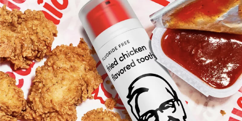 KFC выпустила зубную пасту со вкусом жареной курицы