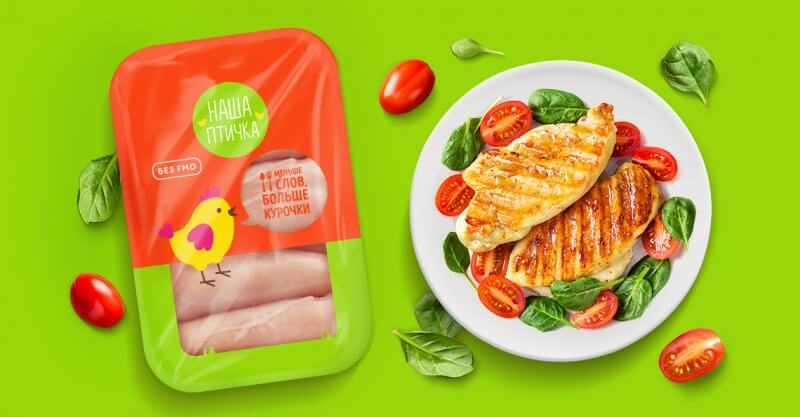 «Меньше слов, больше курочки»: DS1 разработало айдентику FMCG-бренда