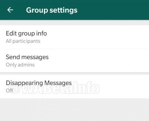 WhatsApp собирается ввести исчезающие сообщения