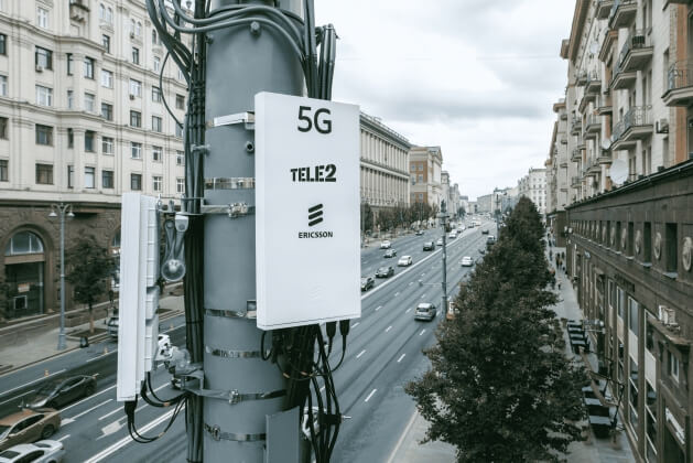 Tele2 и Ericsson первыми в России запустили 5G на Тверской