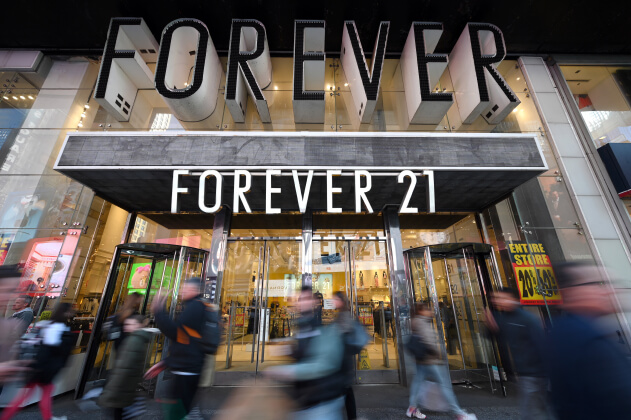 Бренд Forever 21 второй раз за шесть лет объявил о банкротстве